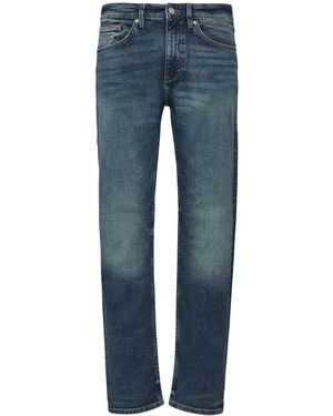 S.oliver Jeans Nelio/Slim Fit/Mid Rise/Slim Leg Petrol 34/30 - Blau
