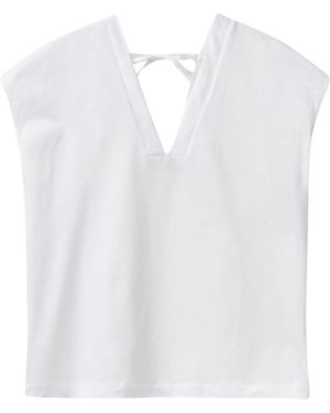 Benetton T-Shirt 3J5CD106C - Bianco