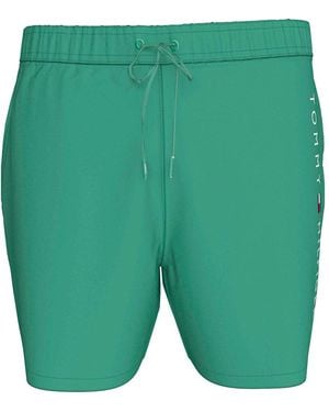 Tommy Hilfiger Swim Shorts Original Logo Regular Fit Lind Green L
