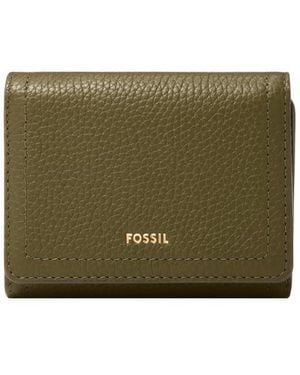 Fossil Logan Bi-fold Wallet - Green
