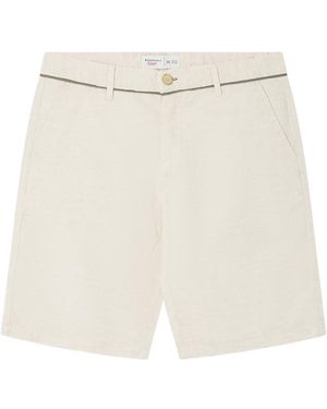 Springfield SPRINGFILED Bermuda lino - Blanco