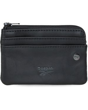 Reebok Switch Portemonnee Zwart 11 X 7 X 1,5 Cm Leer