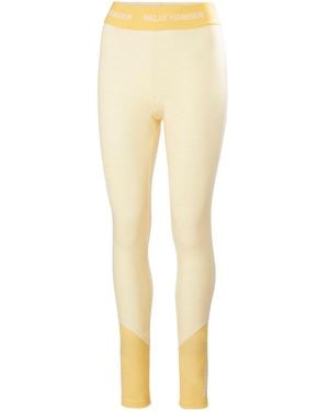 Helly Hansen Lifa® Merino Midweight 2-in-1 Base Layer Trousers - Yellow