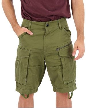 G-Star Rovic Zip Loose 1/2 Shorts - Green
