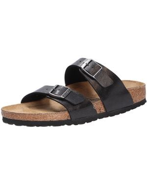 Birkenstock Sydney Bs Birko-flor Graceful Licorice Sandals 5 Uk - Black