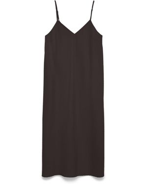 Vero Moda Vmselma 7/8 Singlet Dress Noos - Braun