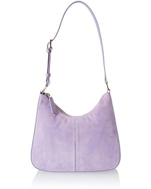 Mandarina Duck Velvet Plisse Hobo - Viola