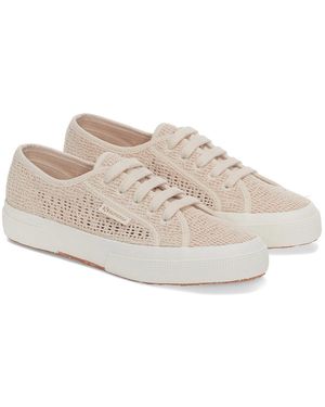 Superga S/ladies 2750 Macramé Trainers - Natural
