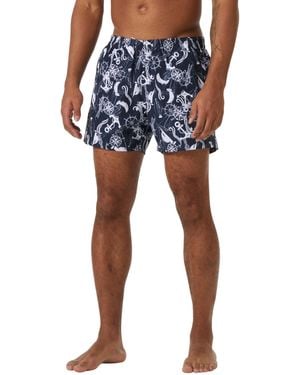 Helly Hansen Helly-Hansen Boxer Newport Standard Uomo 590 Navy Nautical AOP - Blu