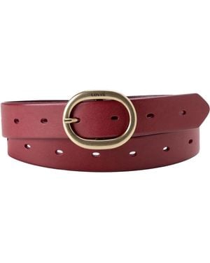 Levi's High-low Riem Belts Red 80 - Rood