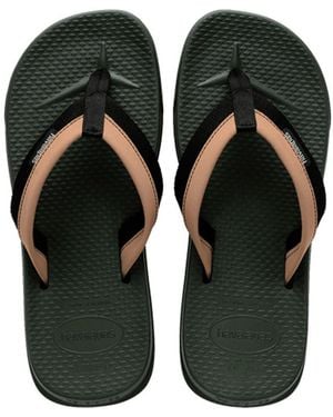 Havaianas S Track Plus Flip Flops Green Olive 9-10