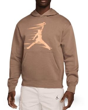 Nike Jordan Felpa da Uomo con Cappuccio in Fleece MVP Marrone Taglia M Codice FV7227-223