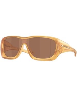 Oakley Occhiali da sole OO 9493 949304 Matte Trans Light Curry/Prizm Tungsten Polica - Nero