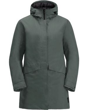 Jack Wolfskin Tempelhof Coat W - Grey