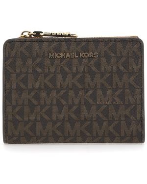 Michael Kors Md Snap Coin Billfold - Zwart