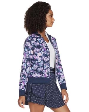 Skechers S Misty Floral Reversible Jacket - Blue