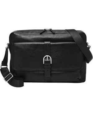 Fossil Tasche für Camden Eco Leder Messenger - Schwarz