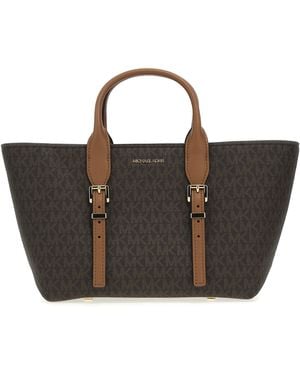 Michael Kors Sm Satchel Hand Bag - Black