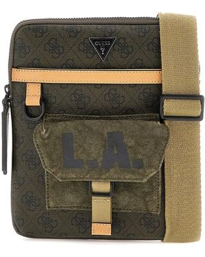 Guess Borsa a tracolla Milano Verde Stampato