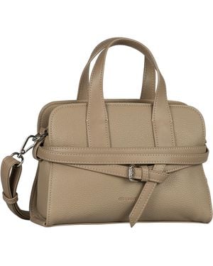 Tom Tailor Freya Shopper Umhängetasche Reißverschluss Klein Beige - Mettallic