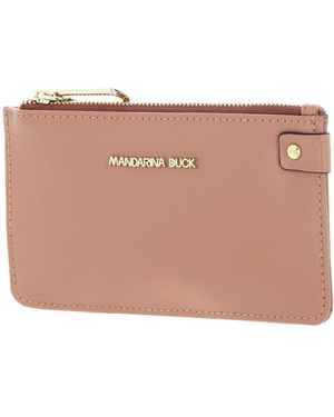 Mandarina Duck Luna Credit Card Holder Desert Sand - Nero