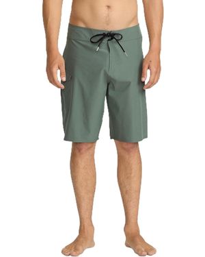 Volcom Standard Mod Tech 20" Boardshort Swim Trunk - Green