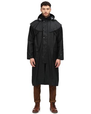 Regatta Professional s Cranbrook Longline Lightweight Wax Jacket Wachsjacke - Schwarz