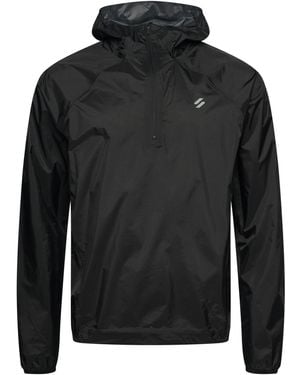 Superdry Run Lw Waterproof Shell Rain Jacket - Black