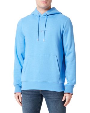 Tommy Hilfiger Sudadera con Capucha con Logotipo Tommy - Azul
