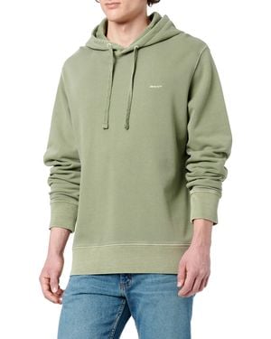 GANT Sunfaded Hoodie Kapuzenpullover - Grün