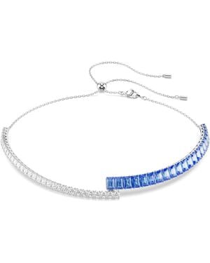 Swarovski Girocollo Matrix - Blu