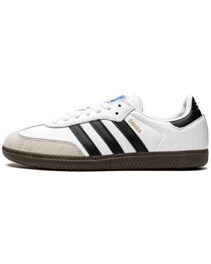 adidas Ftwwht/cblack Samba Adv Ftwr Whitecore Black/gum5 7.5 Us