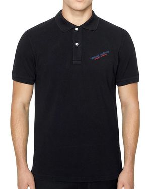 DIESEL Black Polo T-smith-ind