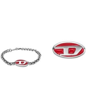 DIESEL Émail rouge et acier