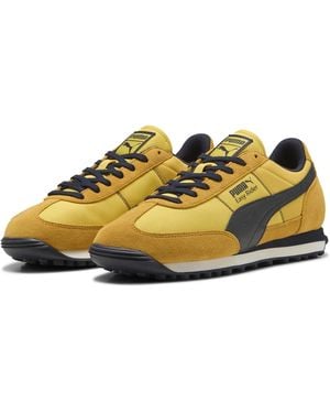 PUMA Easy Rider Vintage Low Top Trainers S Yellow/navy 8 Uk