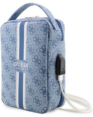 Guess Sac de Voyage 10" pour avec Port de Chargement USB - Bleu