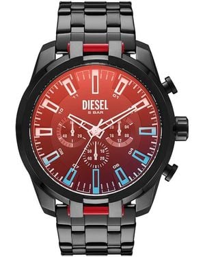 DIESEL Orologio Analogico al Quarzo Uomo DZ4589 - Rosso