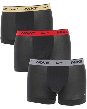 Nike Boxer Trunk 3pk Uomo Intimo Tecnico Nero S