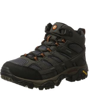 Merrell Uomo Moab 2 Mid Waterproof Hiking Boot - Nero