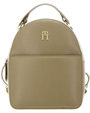 Tommy Hilfiger TH Chic Backpack Beige - Grün