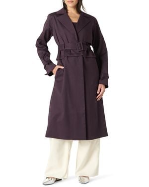 The Drop Convertible Trench Coat by @Takkunda - Violet