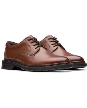 Clarks Burchill Derby Oxford - Braun