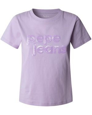 Pepe Jeans Aria T-Shirt - Viola