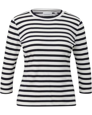 Comma, T-Shirt - Schwarz