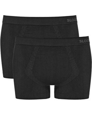 Sloggi Donna Go Smooth Short 2P - Nero