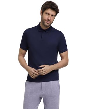 FALKE Polohemd Basic Apparel Ultralight M Pl Baumwolle Funktionsmaterial weich hautfreundlich bequem sehr leicht 1 Stück - Blau