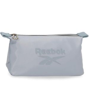 Reebok Annabel Neceser Azul 20,5x11,5x7,5 cms Poliéster y PU by Joumma Bags by Joumma Bags - Metálico