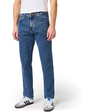 Wrangler Texas Contrast Straight Jeans - Blue