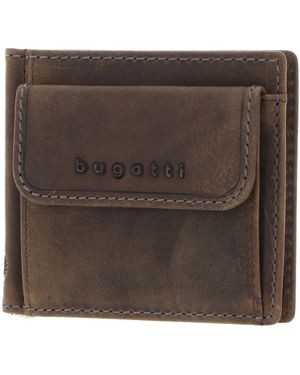 Bugatti Hunter Dollarclip 8CC Brown - Marrone