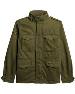 Superdry Jackets Rook Fld D8b Army Khaki Green